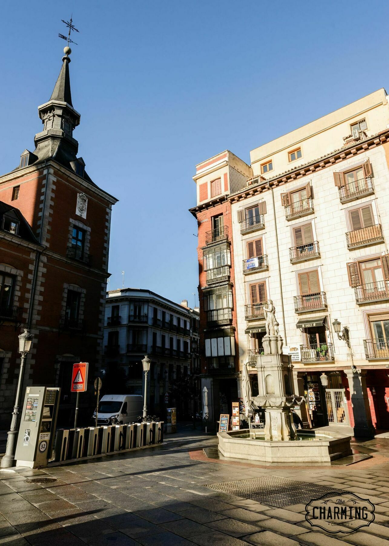 Ferienwohnung Charming Madrid Plaza Exterior foto